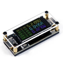 PD100W 5A Multifunctionele Decoy 5/9/12/15/20V 0,96 inch Kleurenscherm Spanning Stroom Vermogen Positief Negatief Elektrode Pad