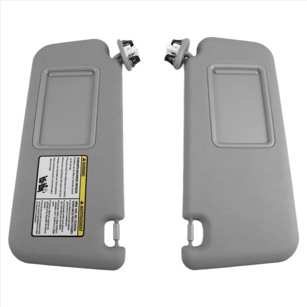 1 Pair Sun Visor Left & Right 74320-42501-B2 74310-42452-B2 For 2006-2013 Car Accessories Gray 4852045427122