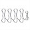 Replace Deck Clip Set 4 194209 Bow Tie Lock Cylindrical Pin 1 194208 Bow Tie Lock Split Pin(8Pack) 5
