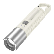 Multi-Purpose Zoomable Flashlight with Buckle LED Waterproof Flashlight Camping Gear for Camping Outdoor Home Emergencie