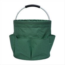 Outdoor Camping Storage Basket Portable Picnic Basket Foldable Garden Tool Basket with Handle Large Storage Bag,D