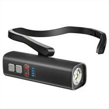 LED-Stirnlampe mit Ohrclip, wiederaufladbar, wasserdicht, ideal zum Angeln, Wandern, Laufen, Radfahren und für Outdoor-Aktivitäten.