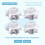 Lot de 4 cache-moyeux de roue compatibles avec les modèles 2005-2014, référence 42603-AD070 5