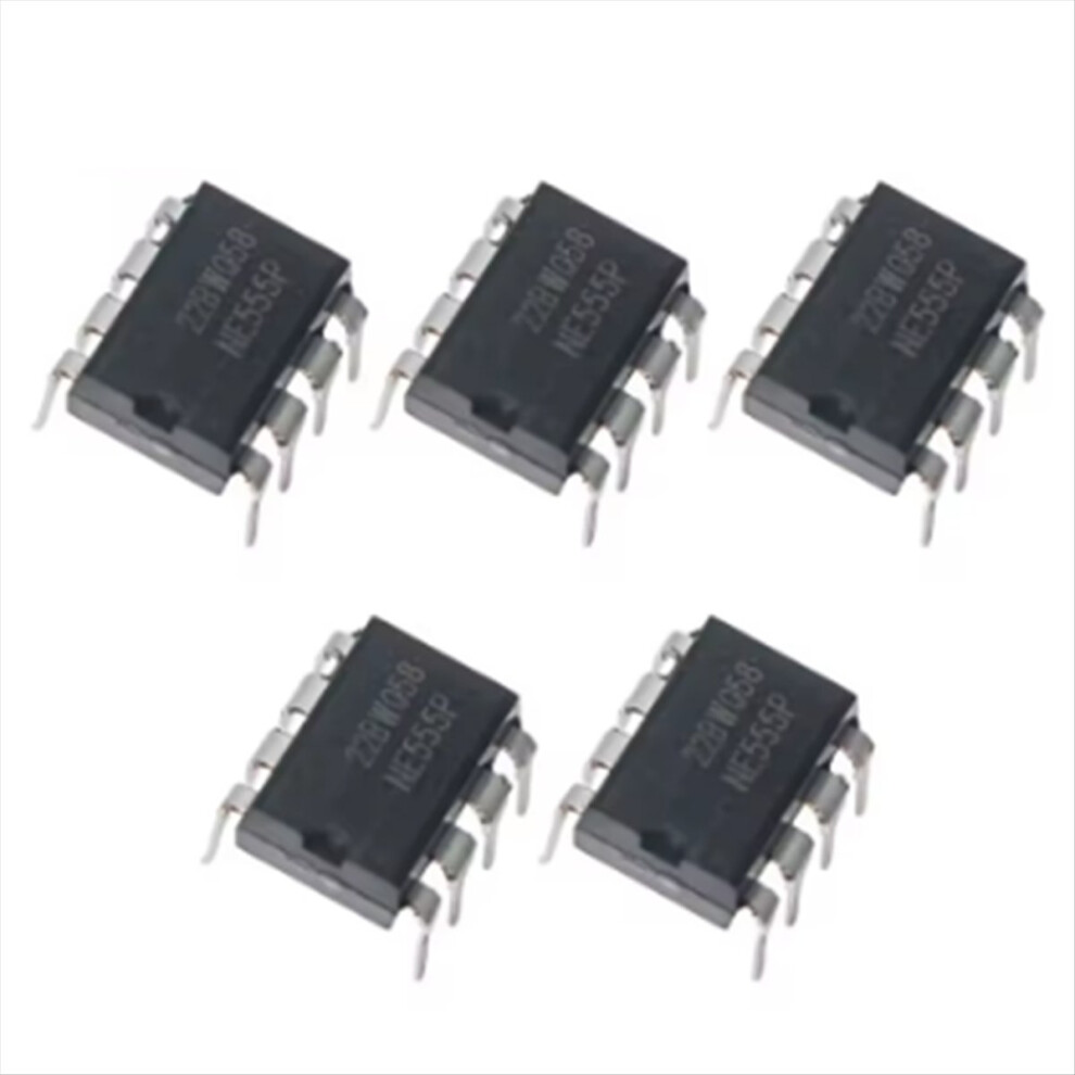 50 Pcs Integrated Circuits Ne555 Ne555p Dip-8 Ic Chip Kit 4852045436537
