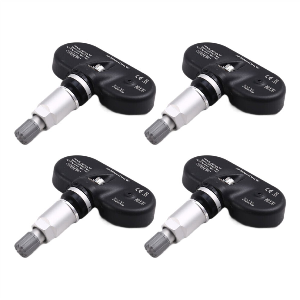 4Pcs Car Tpms Sensor Tire Pressure Sensor Monitoring System 3641100Xkz16a For C50 H6 M6 2012-2018 Black 4852045445331