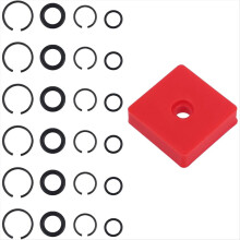 6 Sets 3/8 Zoll & 6 Sets 1/2 Zoll Impact Sicherungsringe mit O-Ring, inklusive Sicherungsring und Montagewerkzeug