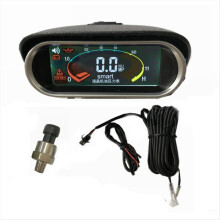 LCD 12V-24V Graafmachine Vrachtwagen Auto Motor Oliedrukmeter met Oliedruksensor 1/8NPT Digitale Drukmeter
