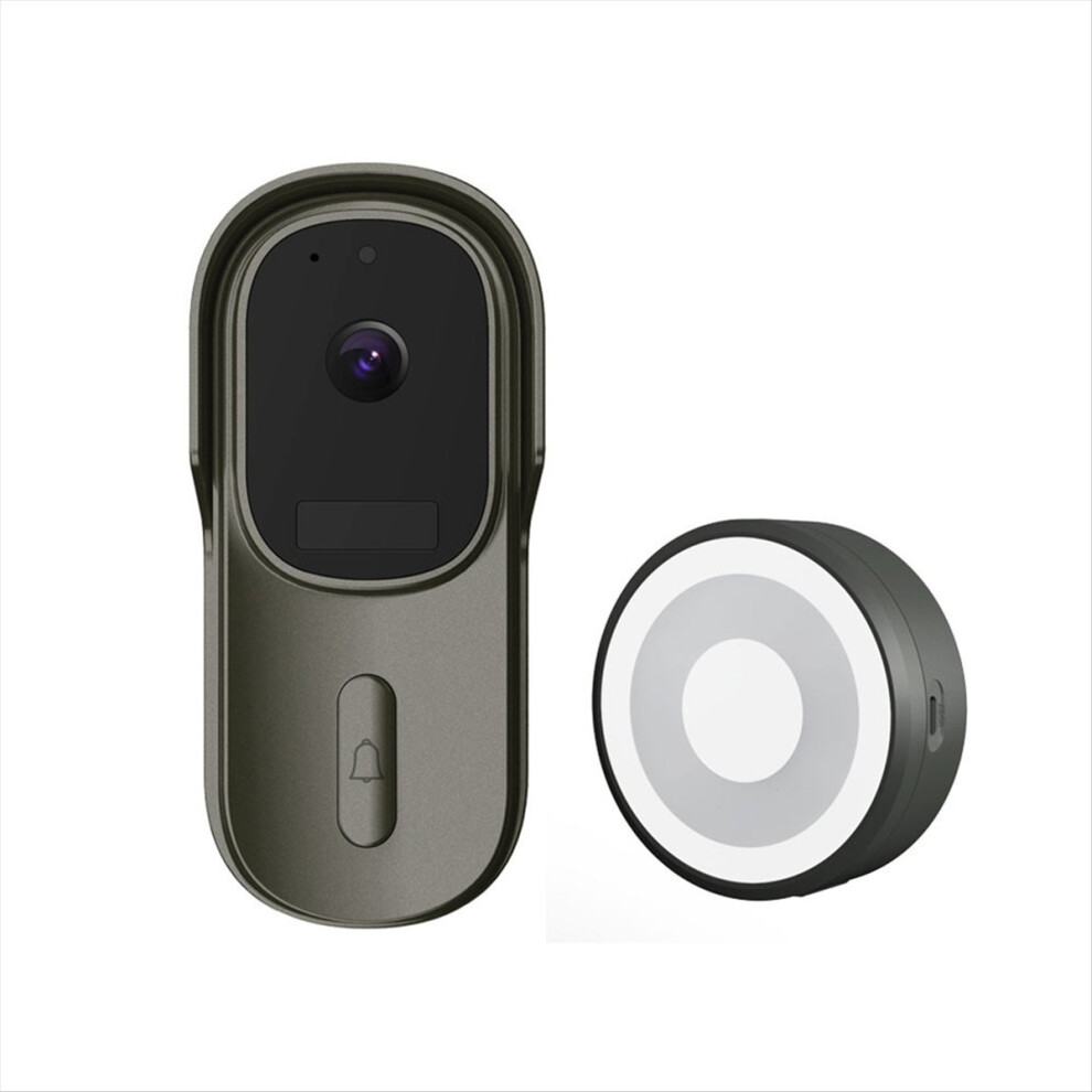 1080P Smart Wifi Doorbell With Wide View Tuya Smart Life App Ip65 Waterproof Audio Video Intercom Doorbell 2Mp 4852045435943