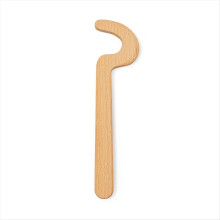 Pottenbakkersgereedschap Houten lange steel Lege langwerpige pot Hulp keramische fles DIY Hand Verlengde gladde modelleertool L