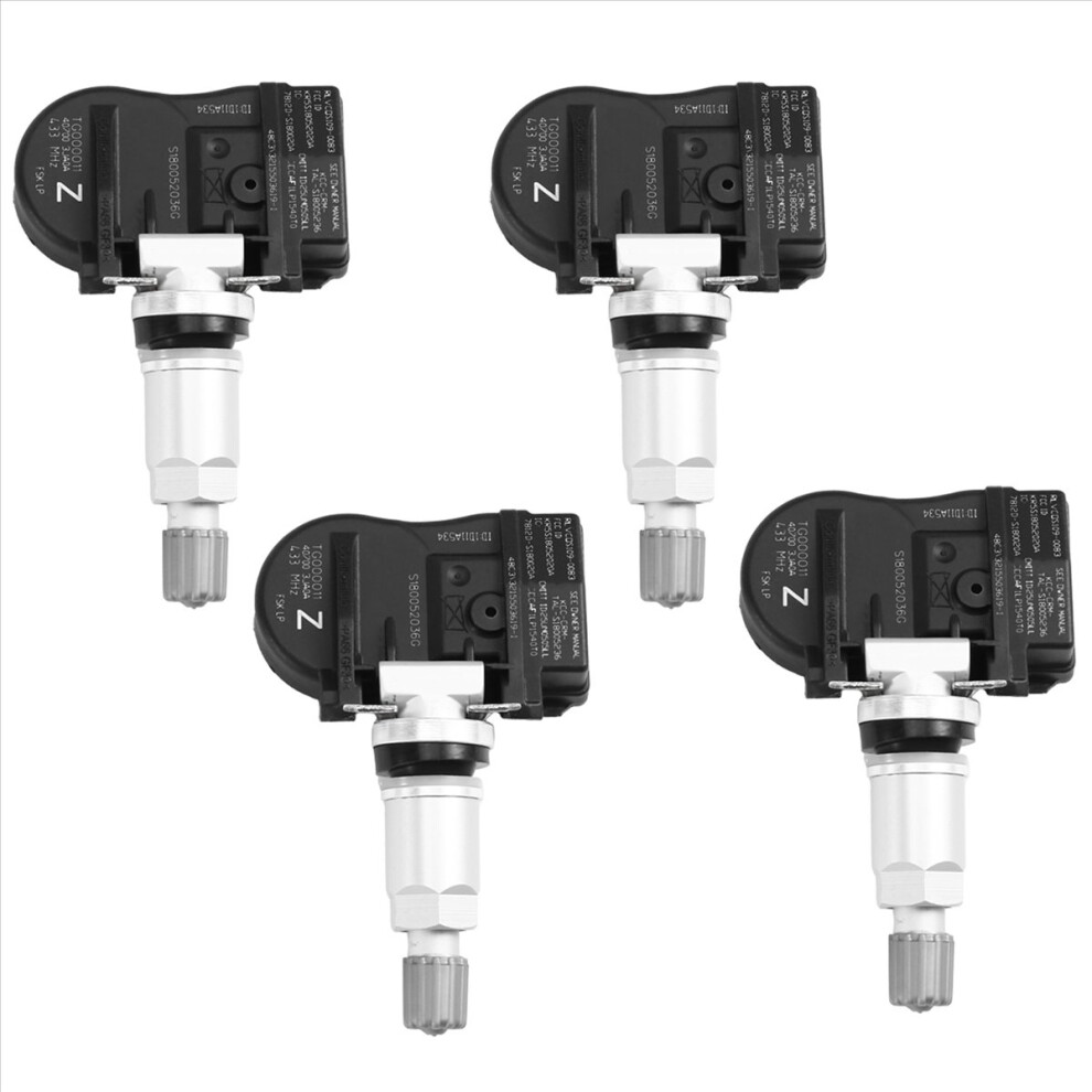 4Pcs Car 433Mhz Tire Pressure Sensor For Jx35 Q50 Q60 Qx60 2013-2020 407003Ja0a 407003Ja0b Light 4852045464554