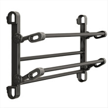 Zapatero de pared para baño, multifuncional, plegable, sin perforaciones