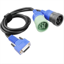 Cavo tipo Y per camion PN 493148 Adattatore Deutsch a 6 pin + 9 pin per collegamento USB Strumento di rilevamento guasti per camion