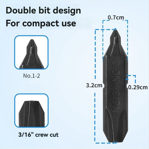 Bit Kit 21 Taper Tool Tang Accessoires 2