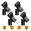 Set di 4 clip per microfono per supporti, supporti per microfono regolabili con adattatori, microfono wireless e morsetto per supporti per microfono 1