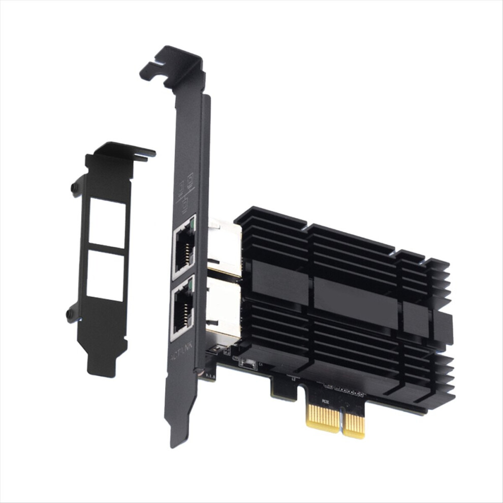 2.5G Pcie To Rj45 Network Card I226 Chipset Gigabit Ethernet Dual Ports 100/1000/2500Mbps Network Adapter For Pc 4852045476984