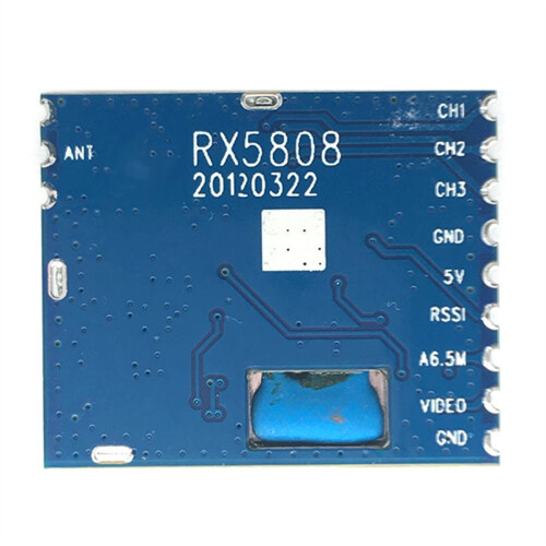 1 mini módulo receptor de audio y vídeo FPV 5,8G inalámbrico RX5808 ...