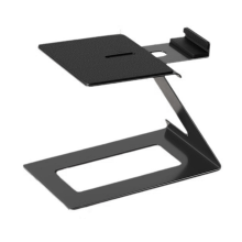 Support de bureau pour enceintes de monitoring, rehausseur avec coussinets anti-vibrations, idéal pour le salon ou le bureau.