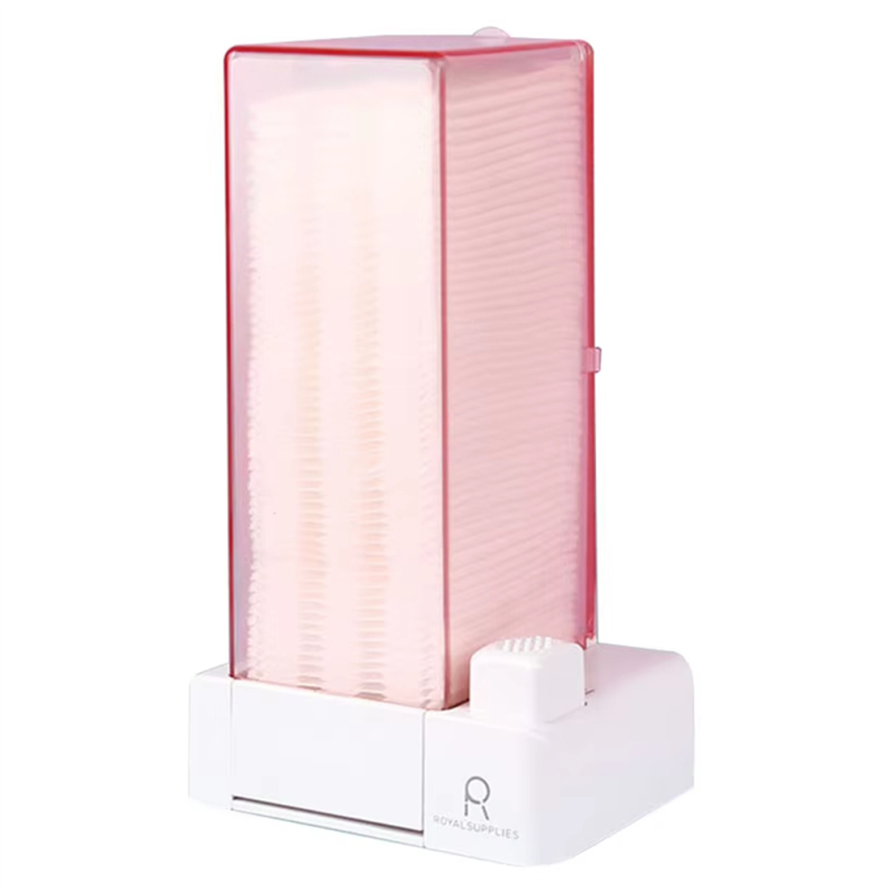 Automatic Cotton Pad Dispenser, Dustproof Cosmetic Organizer for Makeup & , -Type, Lint-Free