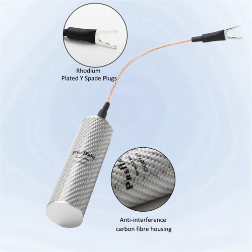 HIFI Grounding Box for Amplifiers, CD Decoders, and Speakers Enhanced Audio Performance USB B Plug Cable 2