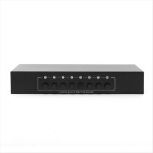 in 2 uit 8-weg AV-switcher 3 video L/R audio-switchboxselector 8 in 2 uit audio-videoswitchswitcher