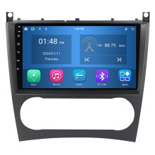 RoverOne 4G+64G Bilradio Bluetooth CarPlay Android Auto GPS-navigasjon for Mercedes Benz C Class W203 W209 C180 C200 CL203 C209 A209 2004 - 2011