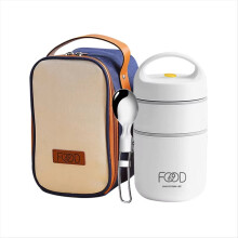 Stainless Steel Vacuum Thermal Lunch Box with HangBag Food Warmer Soup Cup Containers Bento Lunch Box for Kids
