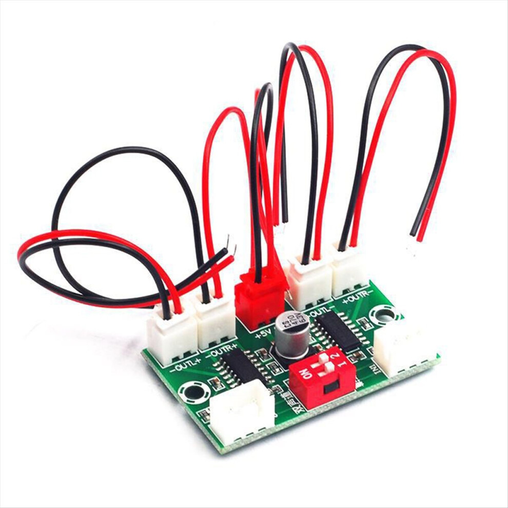 Pam8403 Mini Digital Audio Amplifier Board 4 Channels 3W X 4 Dc 5V Stereo Sound Amp A156 With Cable For Speaker 4852045493127