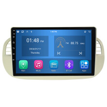 RoverOne 4G+64G Autoradio Bluetooth CarPlay Android Auto GPS für Fiat 500 2007 - 2015