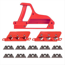 Gipskarton-Schnellschneider, Gipskarton-Handhobel für präzises Kantenanfasen von Trockenbauplatten im 45/60-Winkel, Holzbearbeitungs-Trimmer