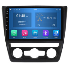 RoverOne 4G+64G Bilradio Bluetooth CarPlay Android Auto GPS-navigasjon for Skoda Yeti 5L 2009 - 2014
