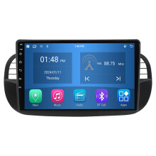 RoverOne 4G+64G Autoradio Bluetooth CarPlay Android Auto GPS für Fiat 500 2007 - 2015