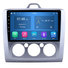 RoverOne 4G+64G Radio Samochodowe Bluetooth CarPlay Android Auto Nawigacja GPS dla Ford Focus 2 Mk 2 2004 - 2011 MT