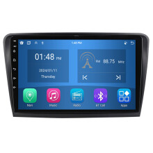 RoverOne 4G+64G Bilradio Bluetooth CarPlay Android Auto GPS-navigasjon for Skoda Superb 2 B6 2008 - 2015
