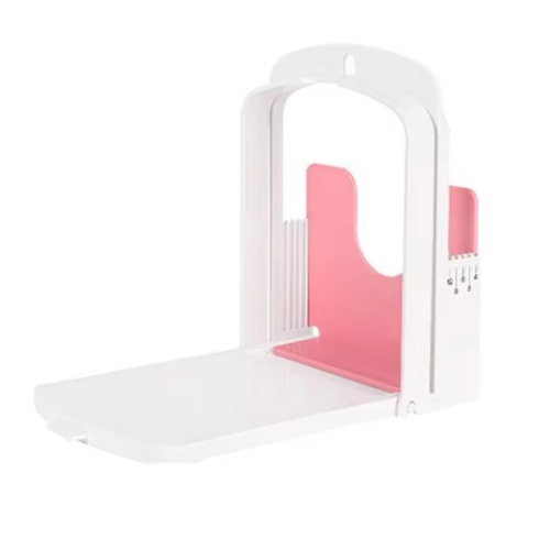Foldable Bread Slicer Stand - DIY Homemade Bread Toast Loaf Slicing Machine, Baking Tool with Adjustable Cutting Guide
