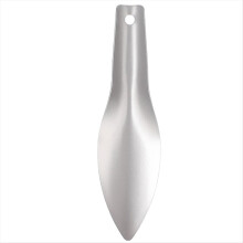 Mini pá ultraleve em liga de titânio para jardim, ideal para camping, trilhas e mochilão.