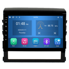 RoverOne 4G+64G Bilradio Bluetooth CarPlay Android Auto GPS-navigering för Toyota Land Cruiser 200 11 2015 - 2020