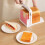 Foldable Bread Slicer Stand - DIY Homemade Bread Toast Loaf Slicing Machine, Baking Tool with Adjustable Cutting Guide 6
