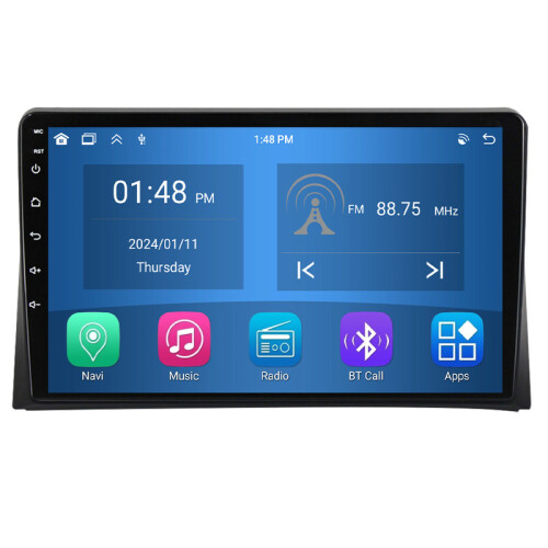 RoverOne 4G+64G Bilradio Bluetooth CarPlay Android Auto GPS-Navigation til Volkswagen Multivan T5 2003 - 2015