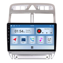 Ραδιόφωνο αυτοκινήτου RoverOne 6G+128G CarPlay GPS για Peugeot 307 2001 - 2013