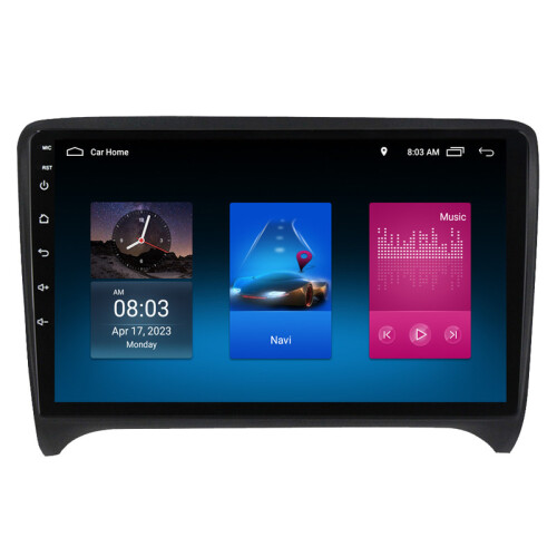 RoverOne 4G+64G Bilradio Bluetooth CarPlay Android Auto GPS-Navigation til Audi TT 2 8J 2006 - 2014 1