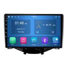 RoverOne 4G+64G Car Radio Bluetooth CarPlay Android Auto GPS Sat Nav for Peugeot 108 Toyota Aygo B40 2014 - 2021