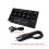 AU-501 Condenser Microphone Expander 5 Channel 6.5mm Microphone Mixer Multi-Channel Input Expander Hub 2