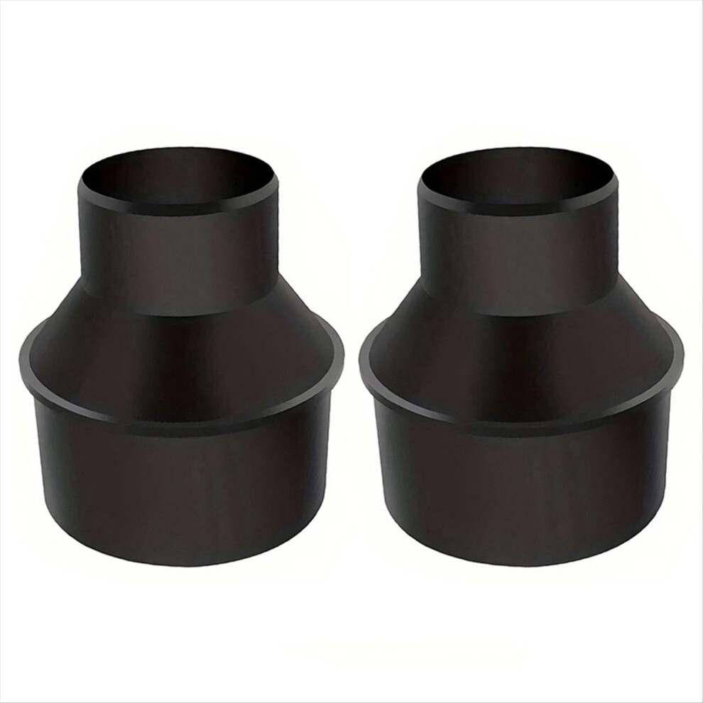 2Pcs 70136 4Inch Hose To 2-1/2 Inch Hose Cone Reducer, Dust Collection Fittings For Dust Collection Hose 4852045489960