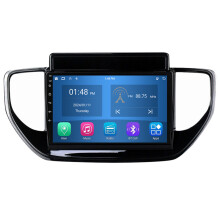 RoverOne 4G+64G Radio Samochodowe Bluetooth CarPlay Android Auto Nawigacja GPS dla Hyundai Solaris 2 II 2020 - 2021