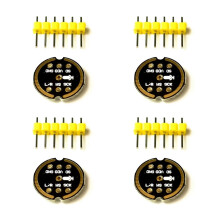 INMP441 Omnidirectionele microfoonmodule MEMS Hoge precisie Laag stroomverbruik I2S-interface voor ESP32 (4 stuks)