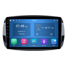 RoverOne 4G+64G Autoradio Bluetooth CarPlay Android Auto GPS für Mercedes Benz Smart Fortwo 3 C453 A453 W453 2014 - 2020