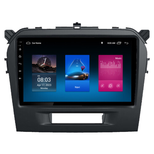 RoverOne 4G+64G Bilradio Bluetooth CarPlay Android Auto GPS-Navigation til Suzuki Vitara 4 2014 - 2018 1