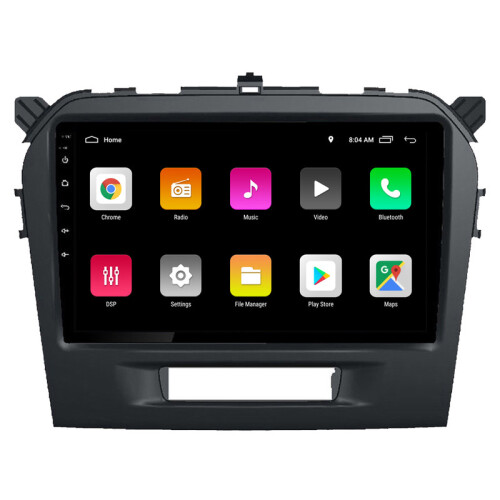 RoverOne 4G+64G Bilradio Bluetooth CarPlay Android Auto GPS-Navigation til Suzuki Vitara 4 2014 - 2018 2
