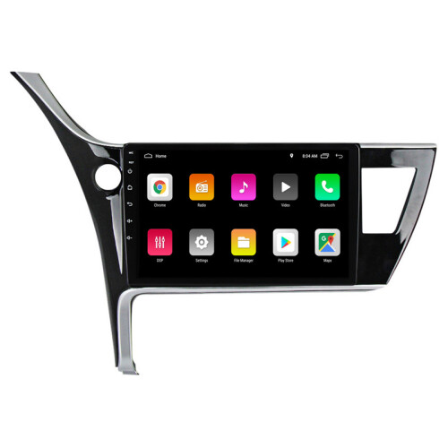 RoverOne 4G+64G Bilradio Bluetooth CarPlay Android Auto GPS-Navigation til Toyota Corolla 2017 2018 2