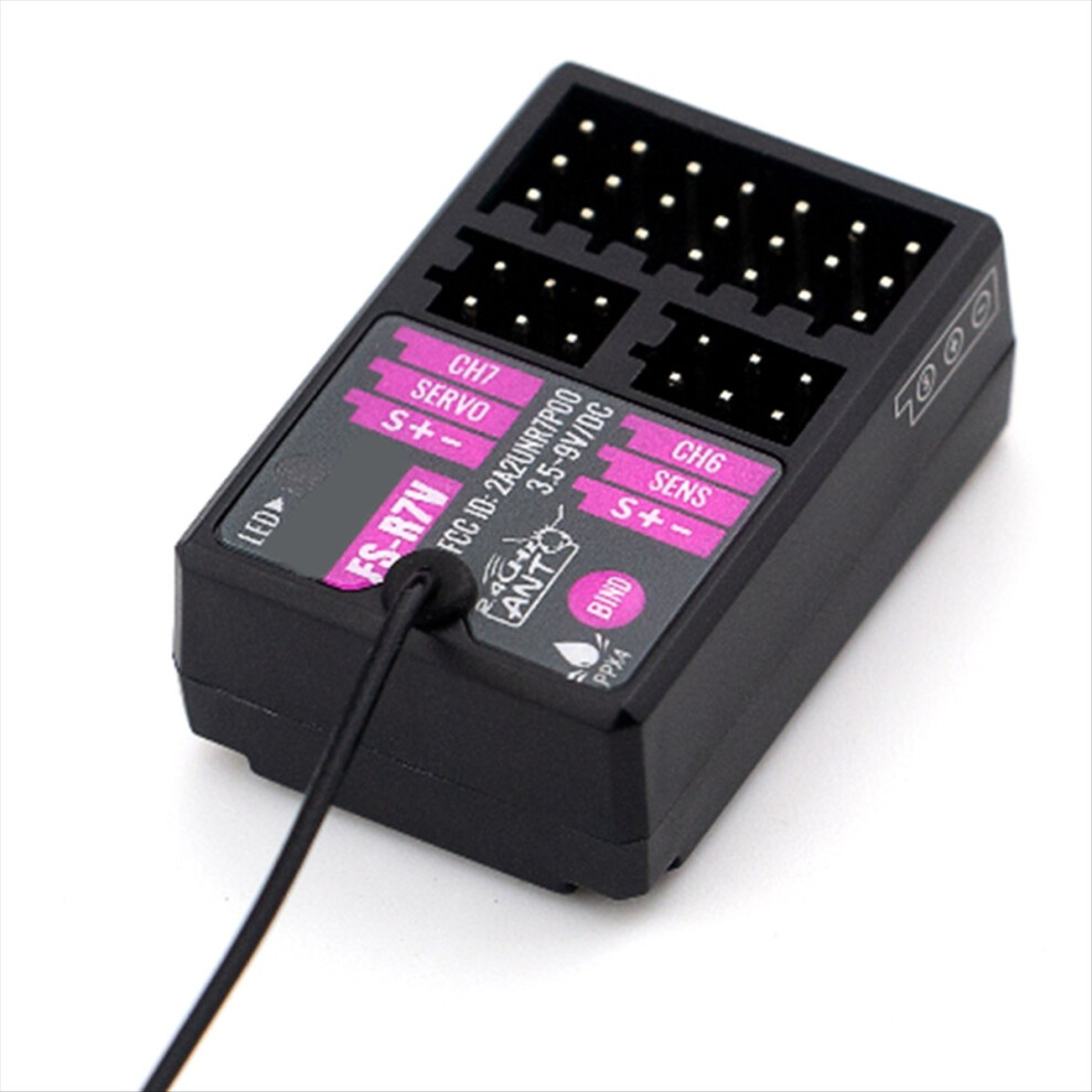 Receiver -R7v 7Ch 2.4G Receiver Can Be Ppm/Ibus Output For Remote Control Car Boat 4852045475321